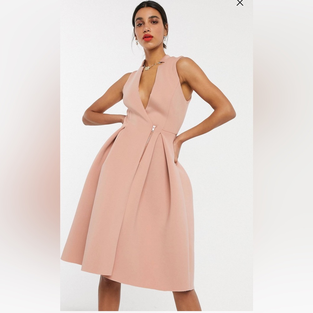 ASOS Design tux style dress